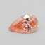 0.51 Ct. Fancy Vivid Pink Pear Lab Grown Diamond