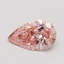 0.51 Ct. Fancy Intense Pink Pear Lab Grown Diamond