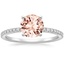 18K White Gold Ballad Three-Quarter Coverage Diamond Ring (1/4 ct. tw.), smalltop view