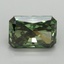 3.16 Ct. Fancy Vivid Green Radiant Lab Grown Diamond