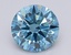 1.50 Ct. Fancy Vivid Blue Round Lab Grown Diamond