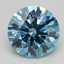 2.00 Ct. Fancy Vivid  Blue Round Lab Grown Diamond