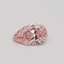 0.42 Ct. Fancy Intense Pink Pear Lab Grown Diamond