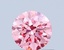 0.51 Ct. Fancy Vivid Pink Round Lab Grown Diamond
