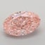 0.95 Ct. Fancy Vivid Pink Oval Lab Grown Diamond