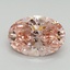 3.06 Ct. Fancy Vivid Pink Oval Lab Grown Diamond