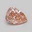 1.58 Ct. Fancy Vivid Pink Pear Lab Grown Diamond