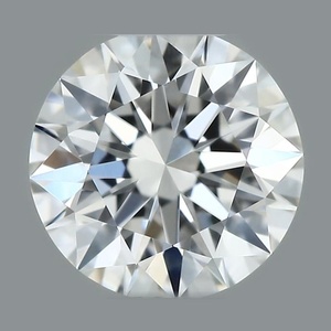Round diamond — real photo