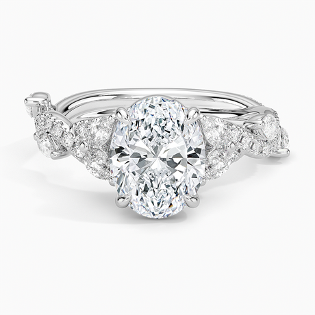 18K White Gold Vintage Secret Garden Diamond Ring (2/3 ct. tw.)