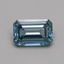 1.06 Ct. Fancy Intense Blue Emerald Lab Grown Diamond
