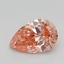 1.51 Ct. Fancy Vivid Pink Pear Lab Grown Diamond