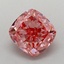 0.80 Ct. Fancy Intense  Pink Cushion Lab Grown Diamond
