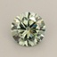 0.75 Ct. Fancy Intense Green Round Lab Grown Diamond