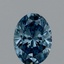 0.47 Ct. Fancy Vivid Blue Oval Lab Grown Diamond
