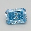 0.54 Ct. Fancy Vivid Blue Radiant Lab Grown Diamond