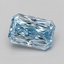 2.30 Ct. Fancy Vivid Blue Radiant Lab Grown Diamond