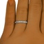 The Anahi Ring, smallzoomed in top view on a hand