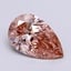 2.06 Ct. Fancy Vivid  Pink Pear Lab Grown Diamond