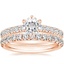 14K Rose Gold Luxe Sienna Diamond Ring with Sienna Diamond Ring (1/2 ct. tw.)