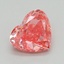 0.44 Ct. Fancy Vivid  Pink Heart Lab Grown Diamond