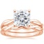 14KR Moissanite Twisted Vine Bridal Set, smalltop view