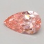 0.52 Ct. Fancy Vivid Pink Pear Lab Grown Diamond