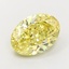 5.11 Ct. Fancy Yellow Oval Lab Grown Diamond