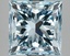 5.02 Ct. Fancy Intense Blue Princess Lab Grown Diamond