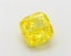 2.02 Ct. Fancy Vivid  Yellow Cushion Lab Grown Diamond