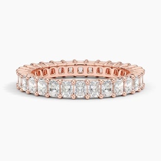 Radiant Eternity Diamond Ring (2 ct. tw.) in 14K Rose Gold
