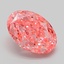2.10 Ct. Fancy Vivid Pink Oval Lab Grown Diamond