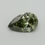 1.04 Ct. Fancy Vivid Green Pear Lab Grown Diamond