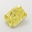 4.54 Ct. Fancy Intense  Yellow Radiant Lab Grown Diamond