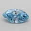 0.37 Ct. Fancy Vivid Blue Marquise Lab Grown Diamond
