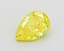 1.72 Ct. Fancy Vivid  Yellow Pear Lab Grown Diamond