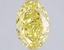 1.09 Ct. Fancy Intense  Yellow Oval Lab Grown Diamond