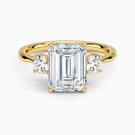 Serena Three Stone Diamond Ring - Brilliant Earth