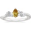 14K White Gold Arden Diamond Ring (1/6 ct. tw.), smalltop view