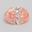 2.11 Ct. Fancy Vivid Pink Oval Lab Grown Diamond
