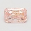 0.97 Ct. Fancy Vivid Pink Radiant Lab Grown Diamond