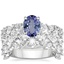 Platinum Glacé Diamond Ring (3/4 ct. tw.) with Prism Diamond Ring (1 1/6 ct. tw.)