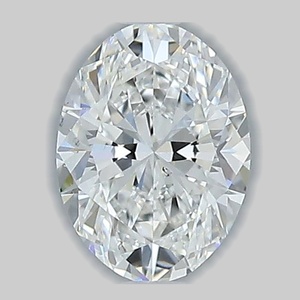 Oval diamond — real photo