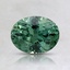 7x5.4mm Unheated Teal Oval Montana Sapphire