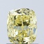 1.01 Ct. Fancy Intense Yellow Cushion Lab Grown Diamond