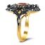The Romana Ring, smalltop view on a hand