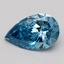 1.01 Ct. Fancy Vivid Blue Pear Lab Grown Diamond