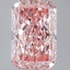 11.54 Ct. Fancy Vivid Pink Radiant Lab Grown Diamond
