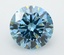 3.04 Ct. Fancy Vivid  Blue Round Lab Grown Diamond