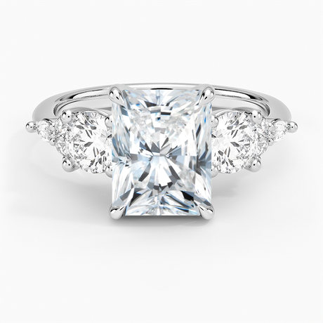 Luxe Nadia Three Stone Diamond Ring