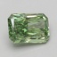 2.00 Ct. Fancy Vivid Green Radiant Lab Grown Diamond
